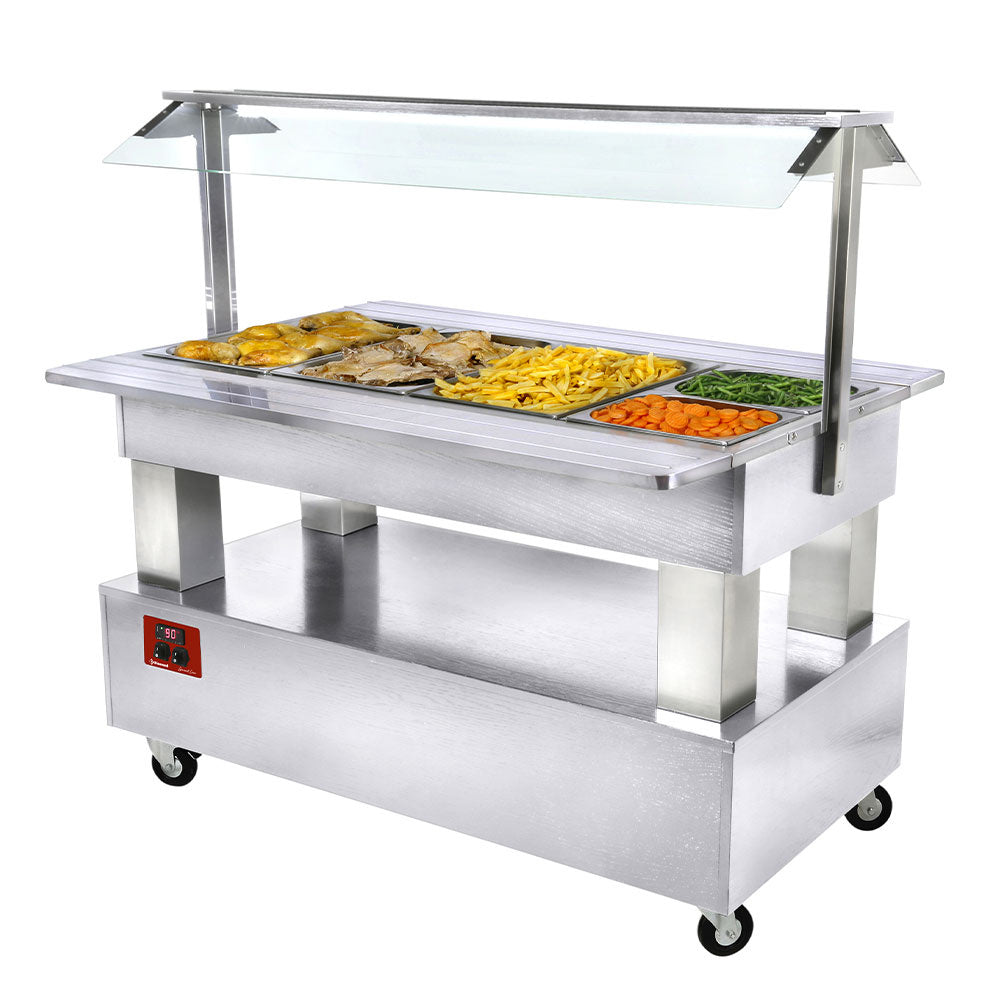 Mélangeur professionnel, verre carré 2 lit., vitesse variable, programmable