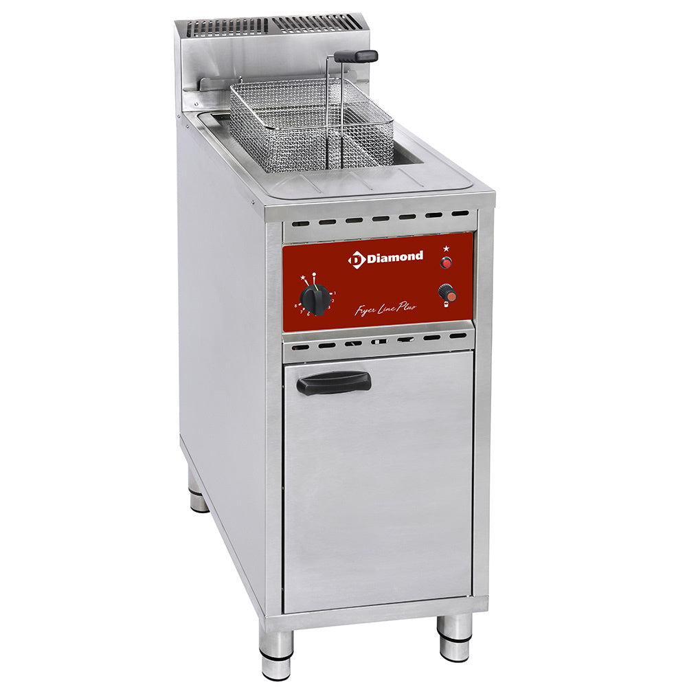 Friteuse électrique 16 lit. sur le train datterrissage 4-8-12 kW