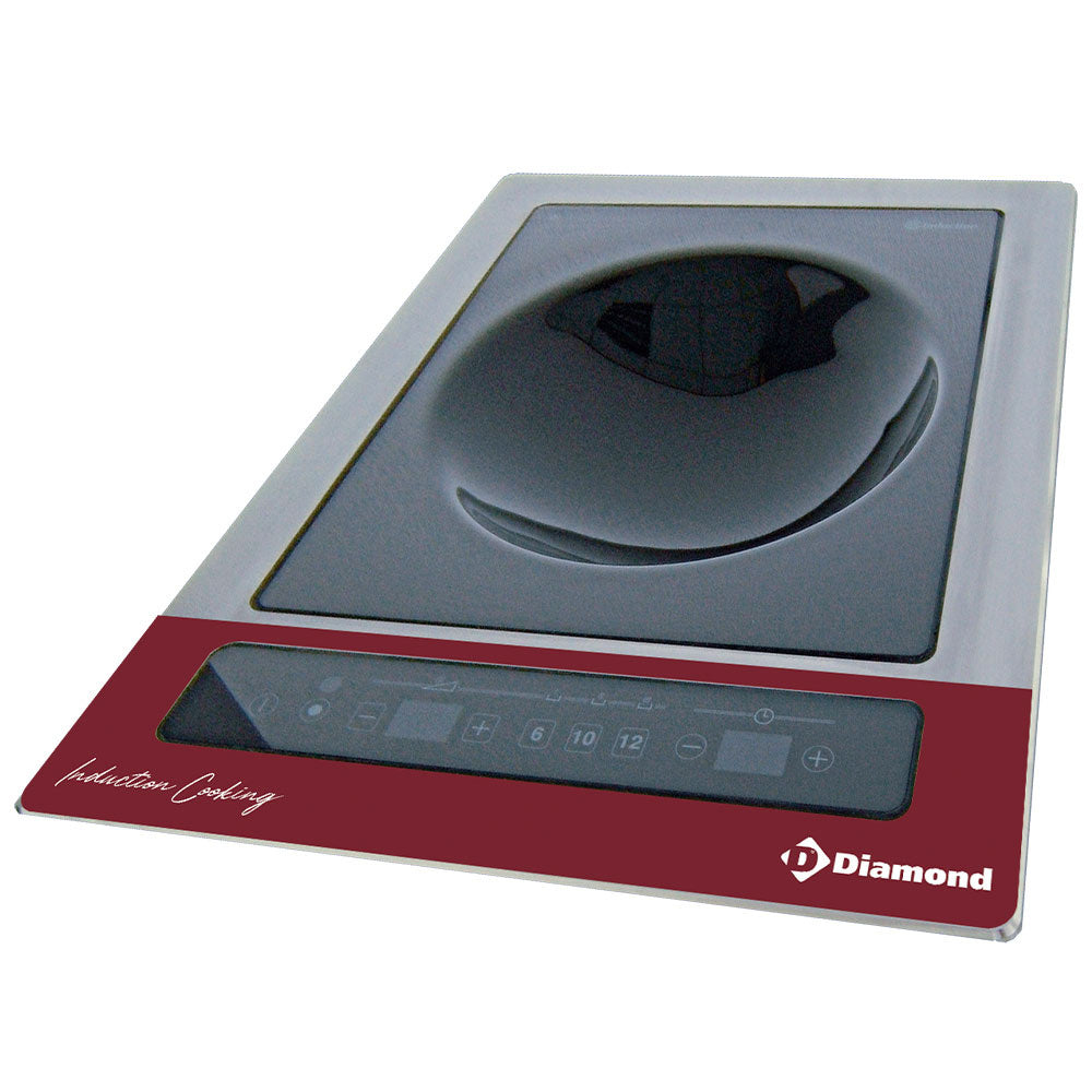 Plaque dinduction « wok » 3500 watts, touches tactiles