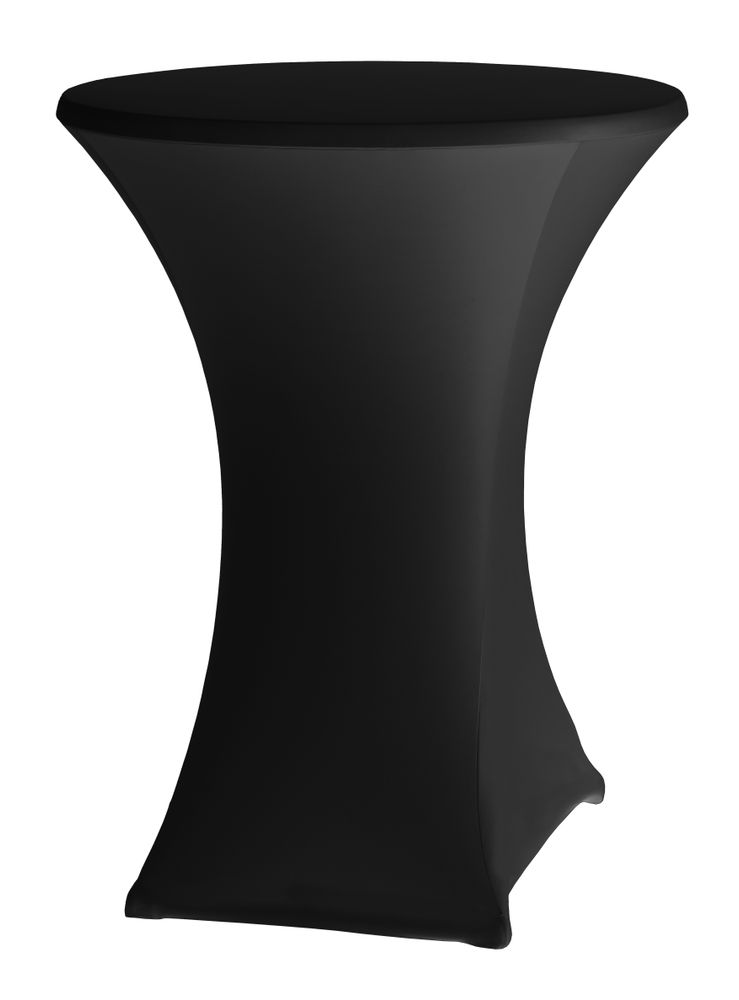 Housse pour table haute ø80-85 cm, HENDI, Noir, ⌀850x(H)1150mm