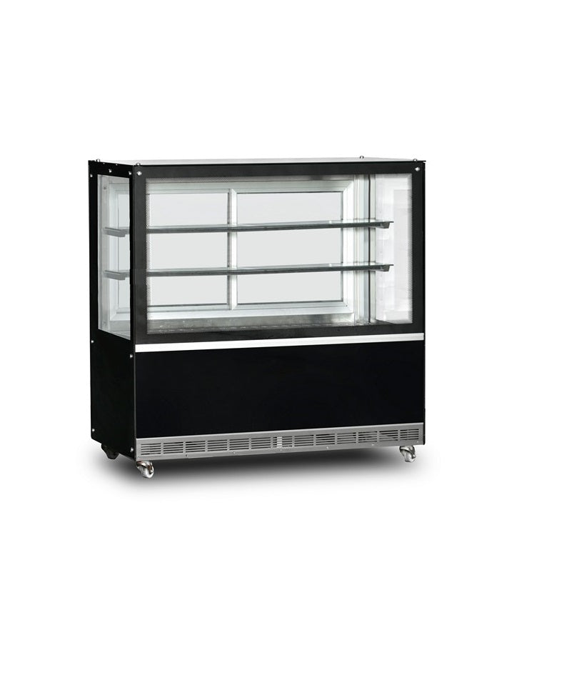 Vitrine droite d'exposition réfrigéré sur roulettes 100cm DAMPAK- 22P0F0D-SO