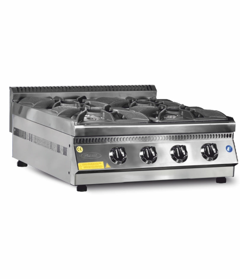 Piano 6 feux à poser à GAZ - PIMAK - OC4/70MX-6S