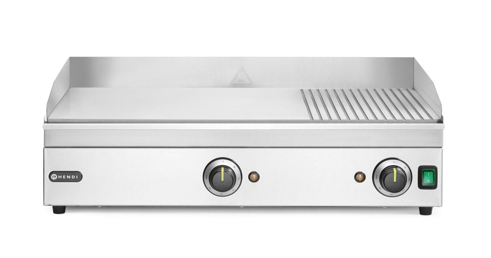 Grill rainuré 1/3, HENDI, Kitchen Line, 220-240V/3500W, 697x474x(H)241mm
