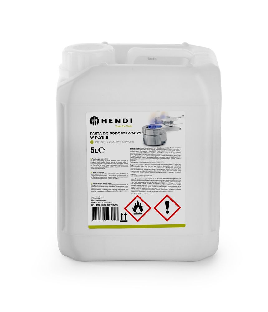 Combustible pour chafing dish en bidon, HENDI