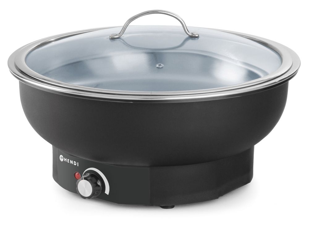 Réchaud électrique - Tesino, HENDI, Kitchen Line, 6,8L, 230V/500W, ⌀405x(H)240mm
