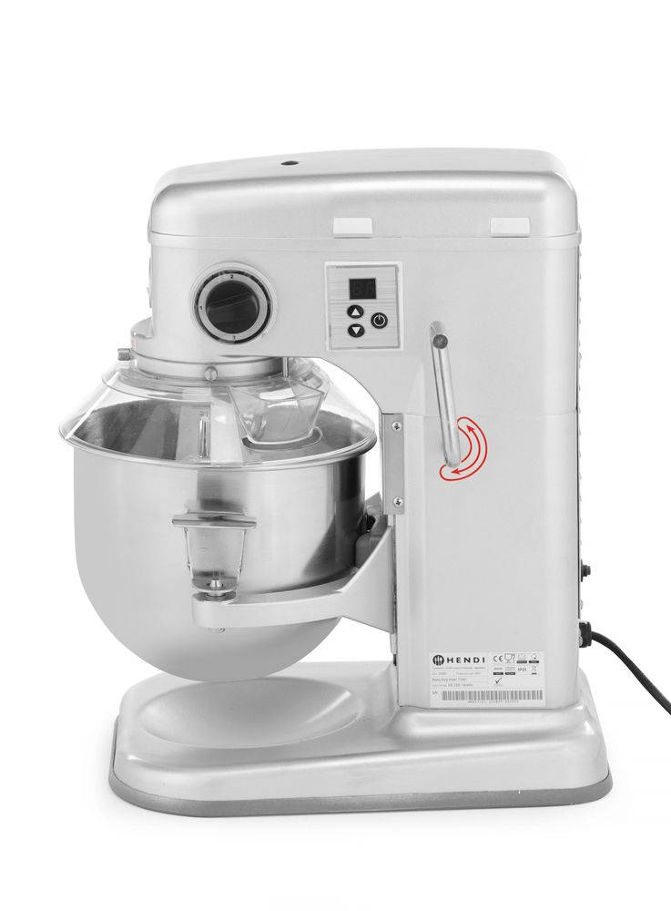 Batteur mélangeur planétaire, HENDI, Kitchen Line, 7L, Argent, 220-240V/650W, 317x440x(H)490mm