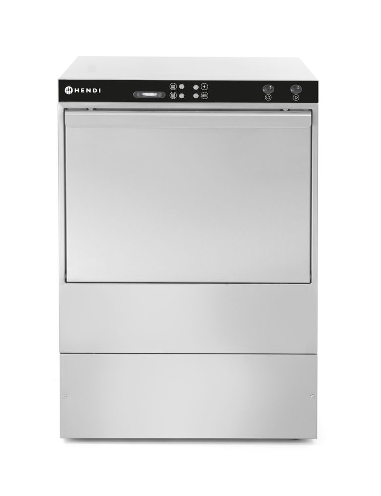 Lave-vaisselle 50x50 - contrôle électromécanique, HENDI, 400V/6600W, 645x576x(H)837mm