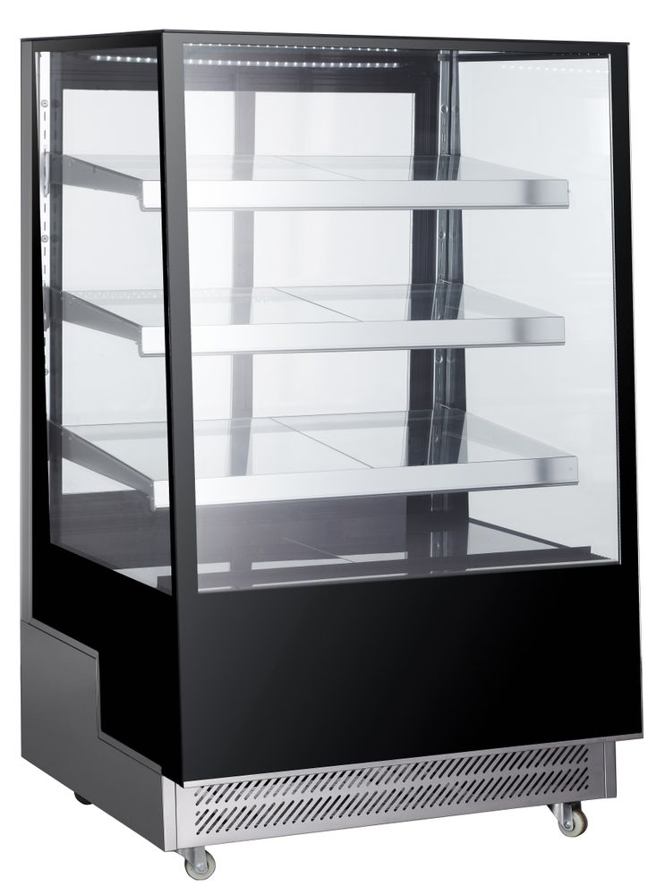 Vitrines réfrigérées avec 3 étagères inclinées, Arktic, 500L, 230V/490W, 900x833x(H)1460mm