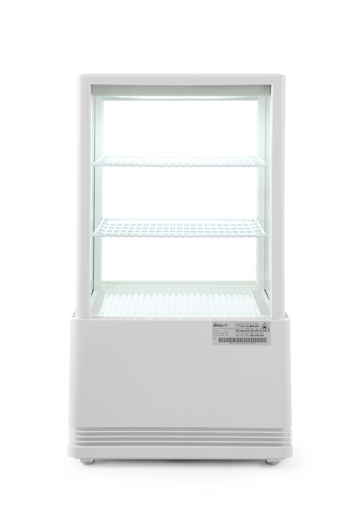 Vitrine de table, 58 litres, Arktic, Blanc, 230V/170W, 452x406x(H)830mm