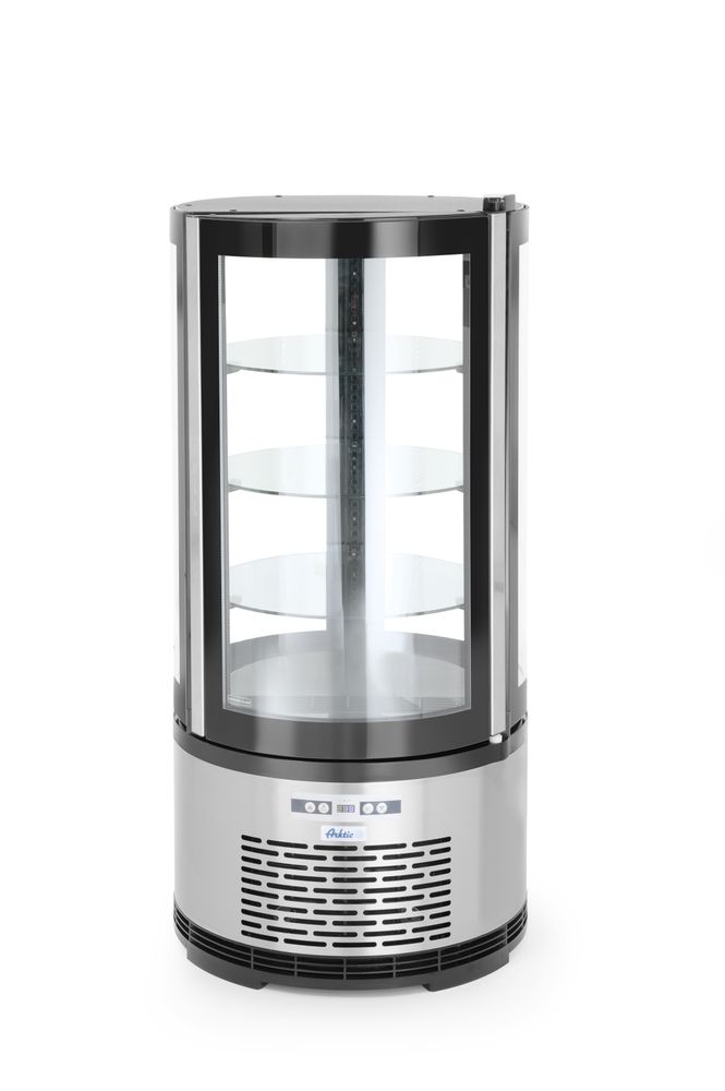 Vitrine de présentation pâtisserie ronde , Arktic, 100L, 230V/210W, ⌀480x(H)1065mm
