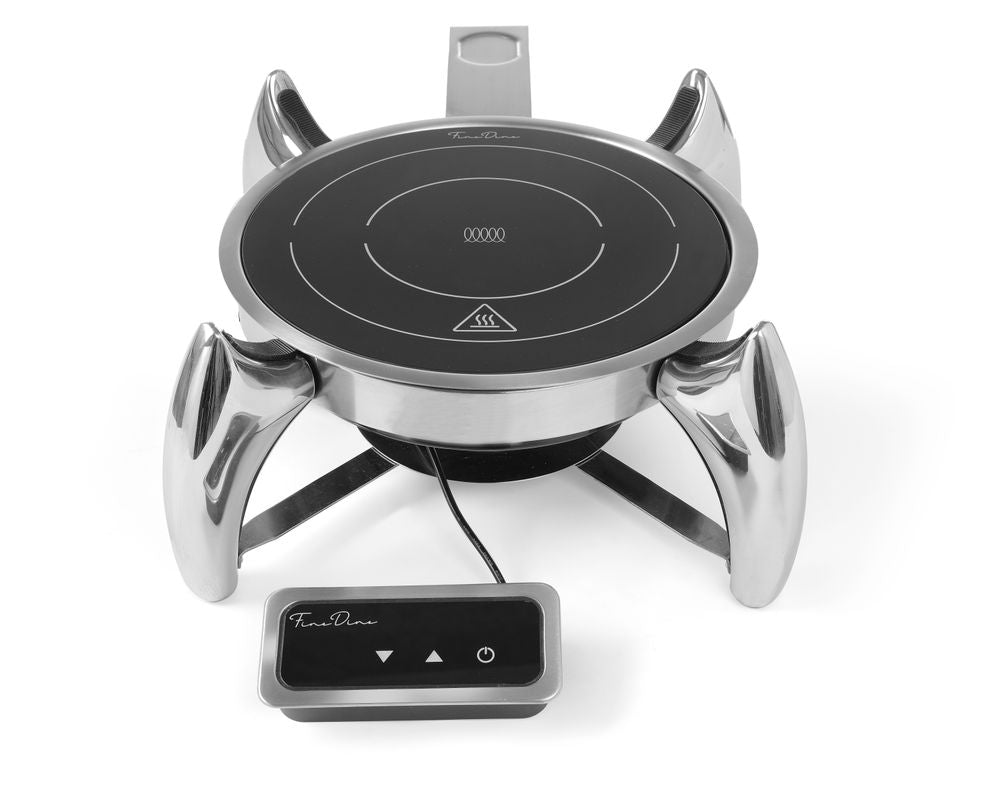 Plaque chauffante à induction 800W, Fine Dine, Noir, 230V/800W, ⌀245x(H)80mm