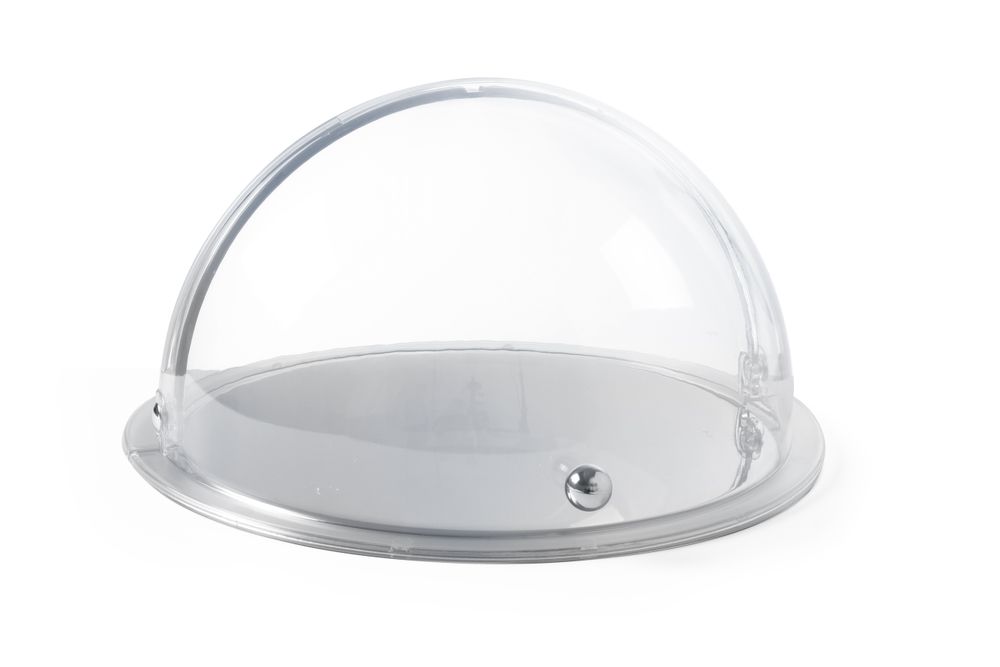 Vitrine ronde à couvercle coulissant roll-top, HENDI, ⌀380x(H)240mm