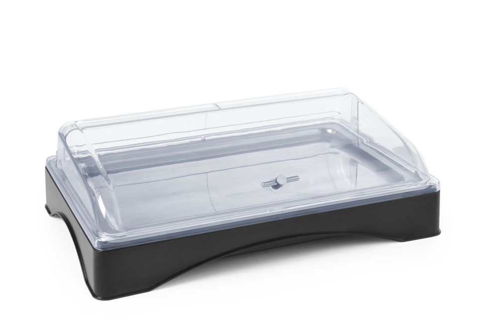 Vitrine réfrigérante avec couvercle - Gastronorme 1/1, HENDI, set, 555x357x(H)175mm