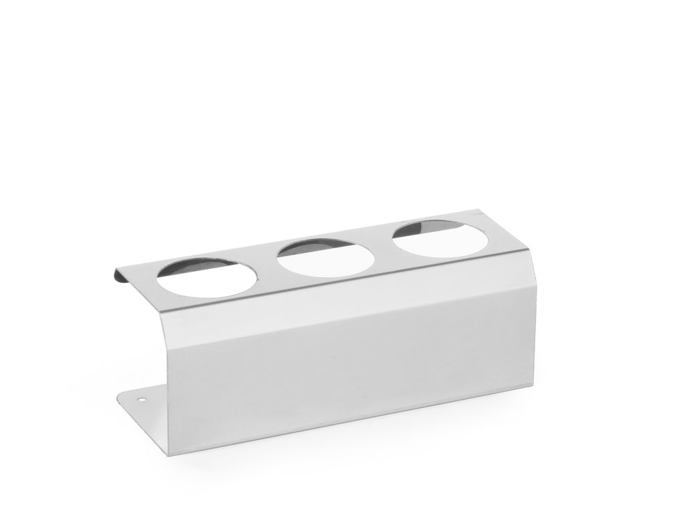 Support sauces, HENDI, 3 trous ø 50 mm, 209x80x(H)78mm
