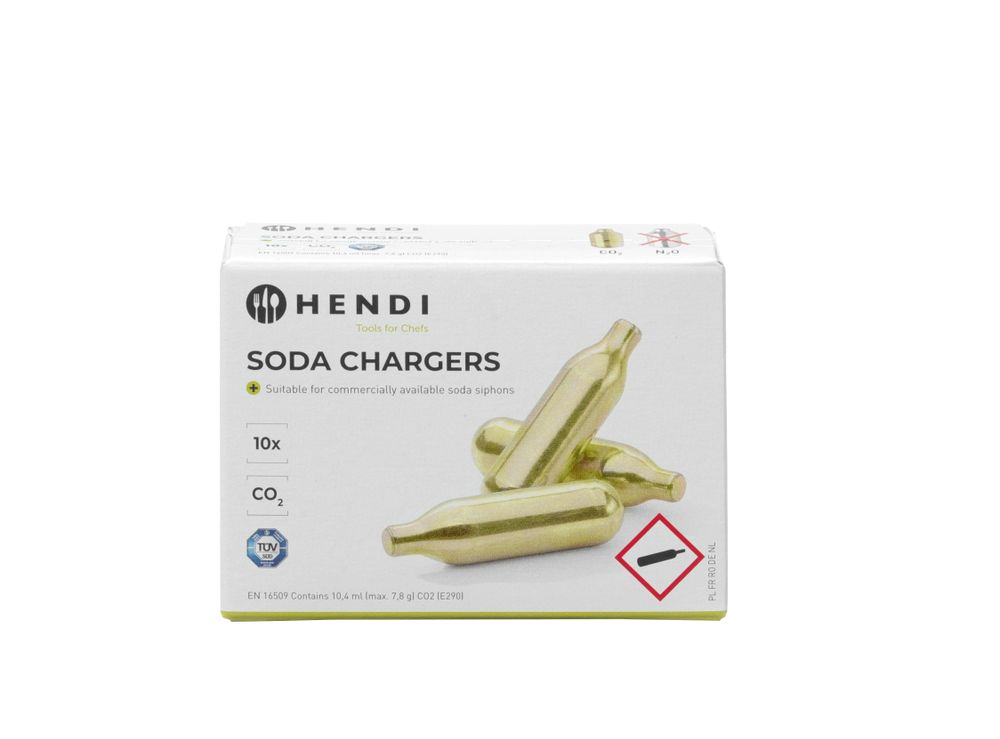 Capsules CO₂ - 10 pièces, HENDI, 10 u