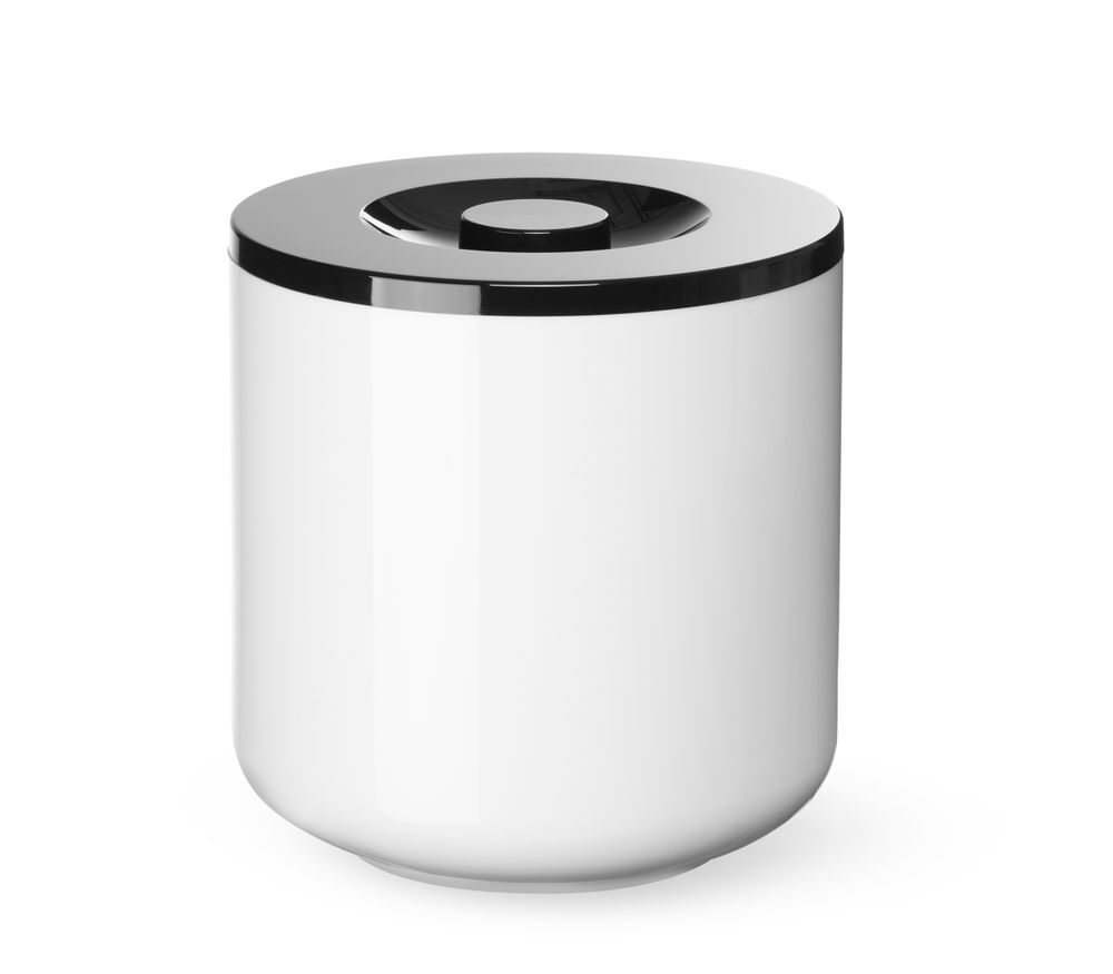 Seau à glaçons blanc double paroi, BarUp, 5L, Blanc, ⌀190x(H)200mm