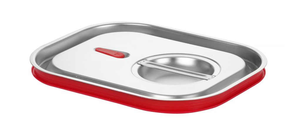 Couvercle gastronorme avec bord en silicone, HENDI, Kitchen Line, GN 1/2, 265x325mm