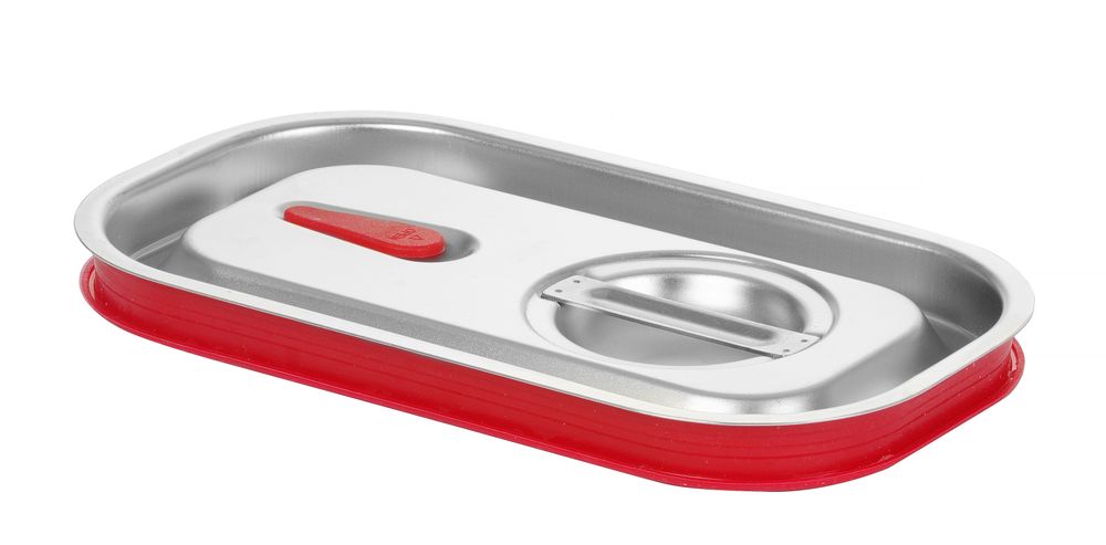 Couvercle gastronorme avec bord en silicone, HENDI, Kitchen Line, GN 1/4, 265x162mm