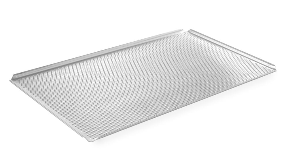 Plaque perforé GN 1/1 - avec 4 bords, HENDI, 530x325x(H)10mm