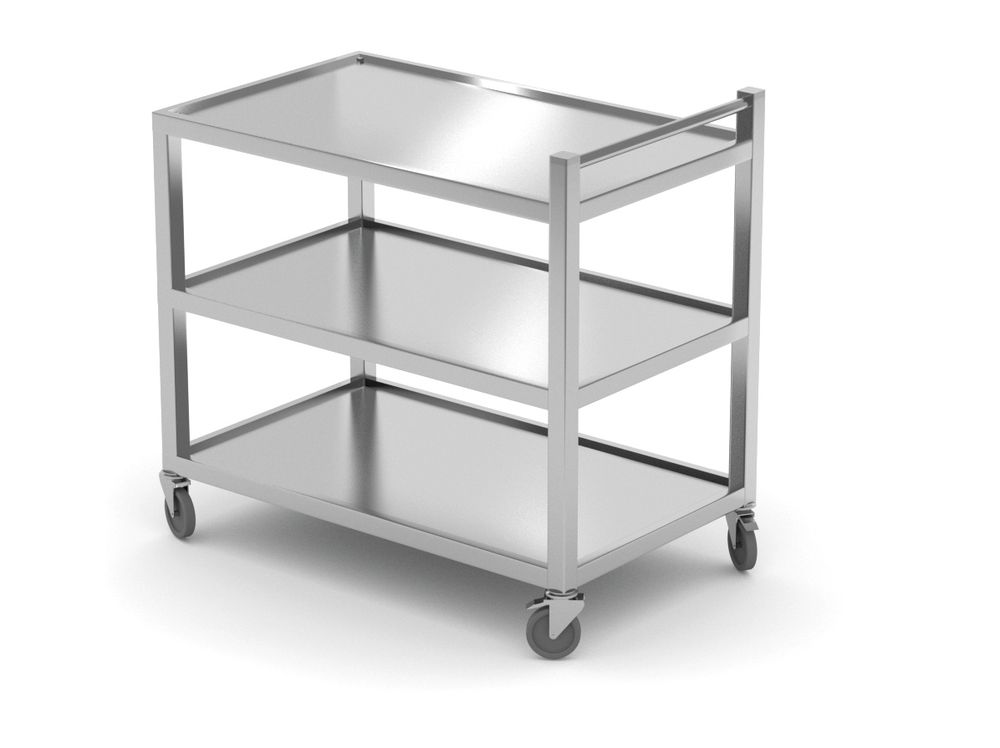 Chariot de service ultra-résistant, HENDI, 800x500x(H)950mm