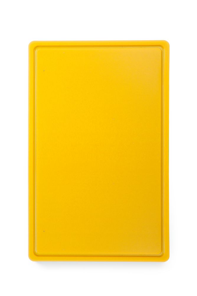Planche à découper HACCP Gastronorme 1/1, HENDI, GN 1/1, Jaune, 530x325mm