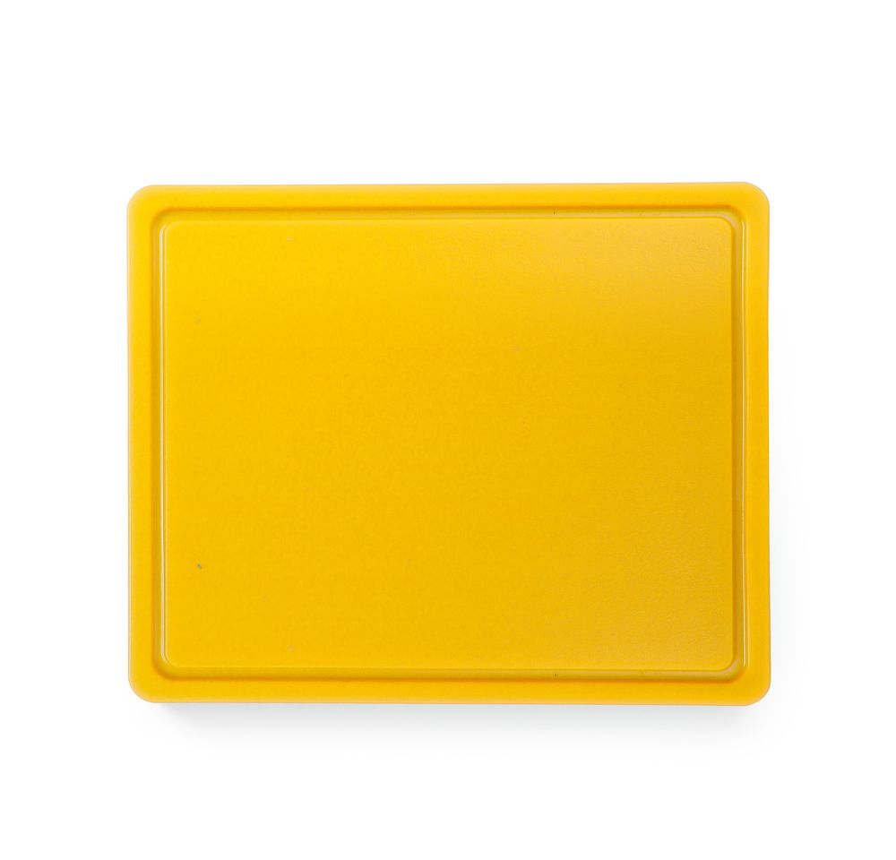 Planche à découper HACCP Gastronorme 1/2, HENDI, GN 1/2, Jaune, 325x265mm