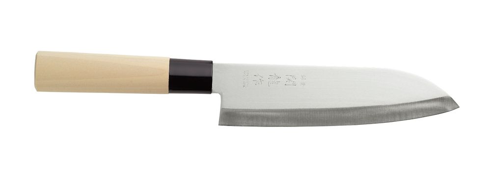 Couteau japonais Santoku, HENDI, Bois clair, (L)290mm