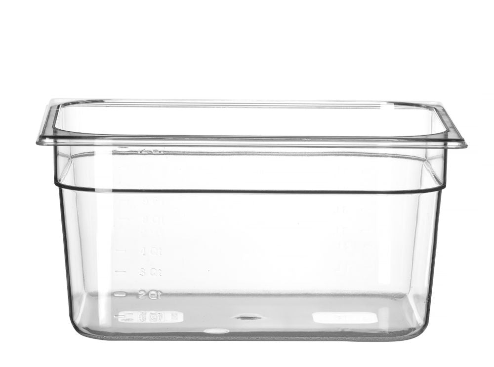 Bac Gastronorme 1/2, HENDI, Profi Line, GN 1/2, 9,5L, Transparent, 325x265x(H)150mm
