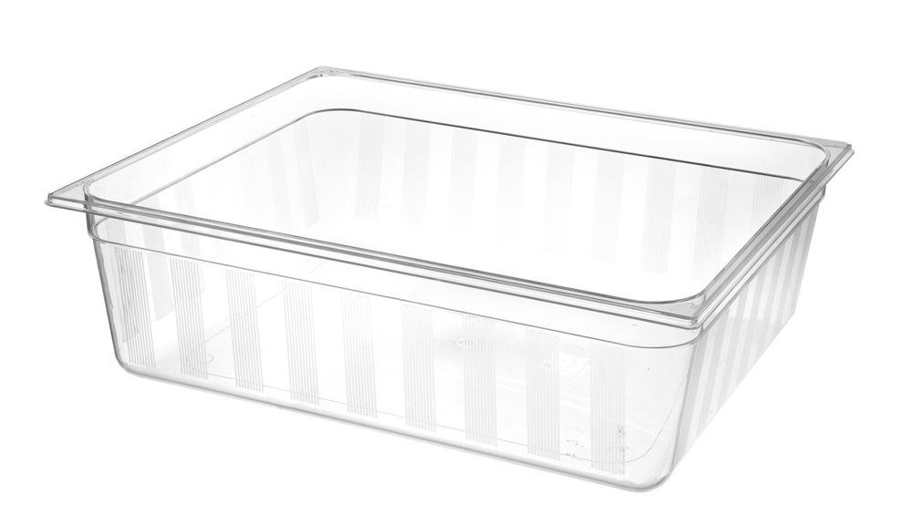 Bac Gastronorme 2/1, HENDI, GN 2/1, 58L, Transparent, 650x530x(H)200mm