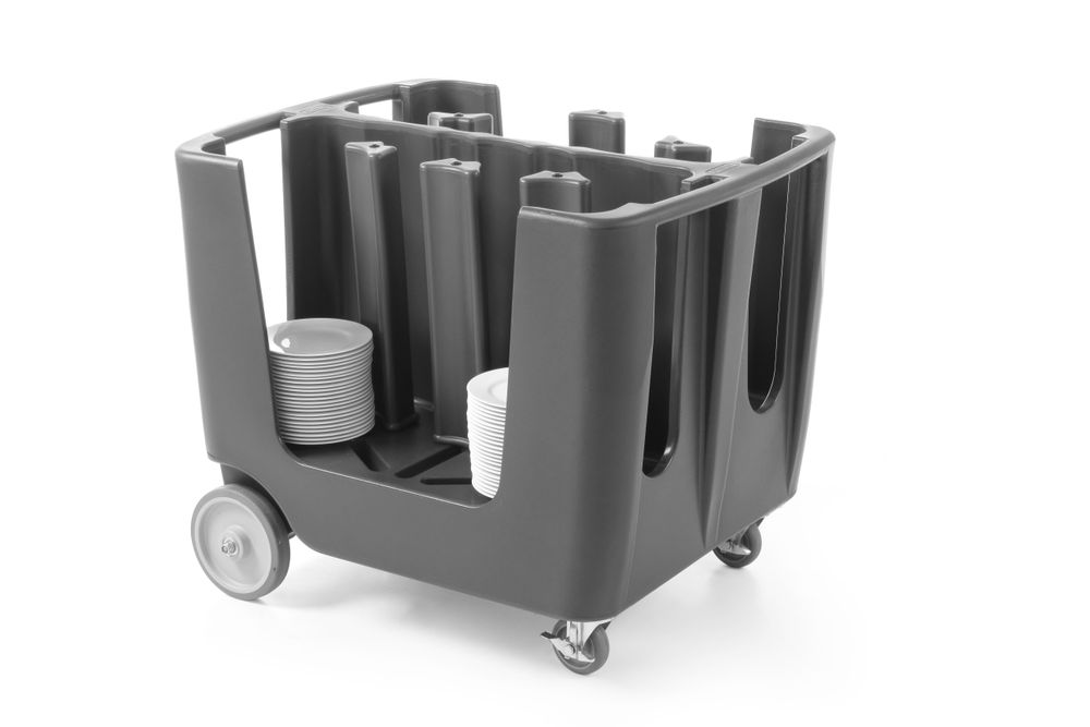 Chariot porte-assiettes, HENDI, 930x720x(H)785mm