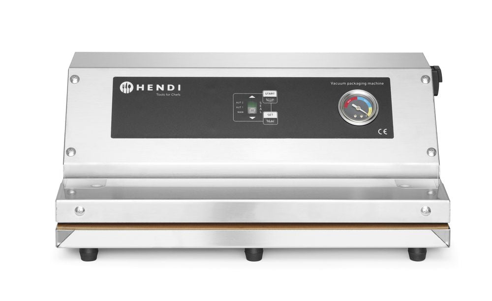 Machine à emballer sous vide externe Profi Line, HENDI, Profi Line, Barre de soudure 350 mm, 383x293x(H)175mm