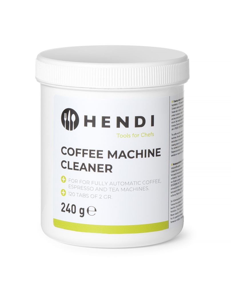Pastilles de nettoyage pour machines à café 120 unités, HENDI