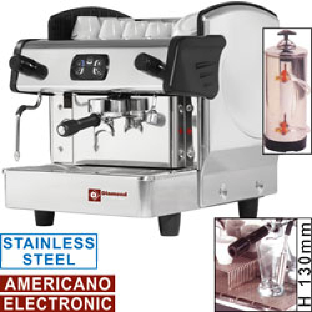 Machine à café à espresso groupe 1 h130mm, automatique (sans affichage)
