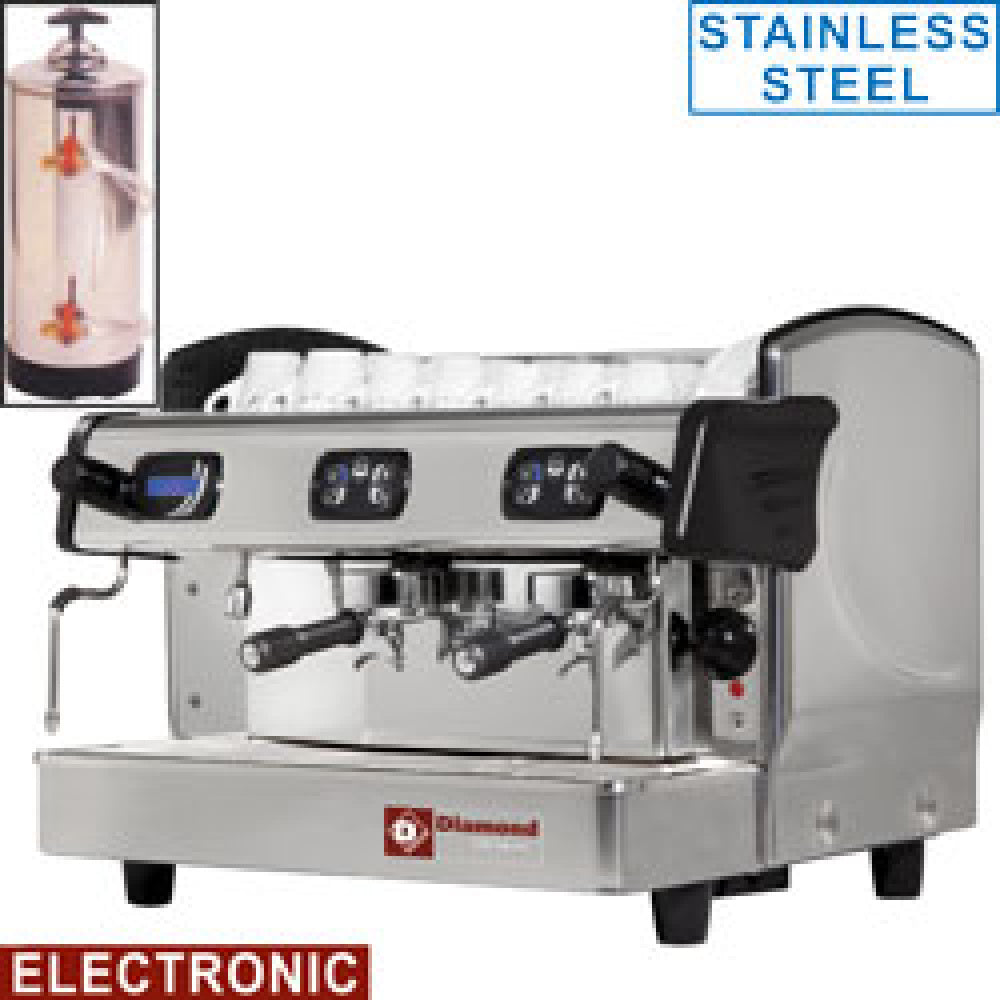 Machine à café Expresso 2 groupes, automatique (avec affichage)