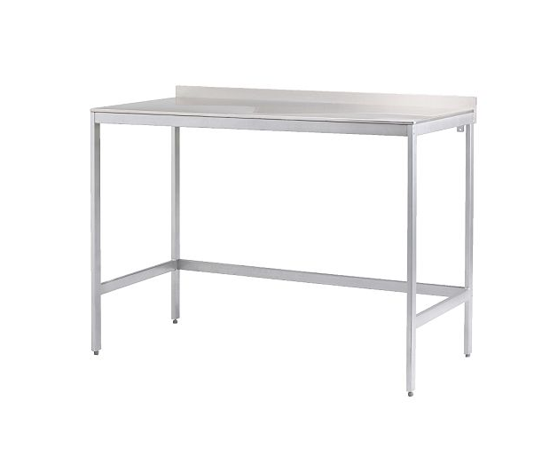 Table inox sans étagère basse 100x60cm - PIMAK - vue secondaire