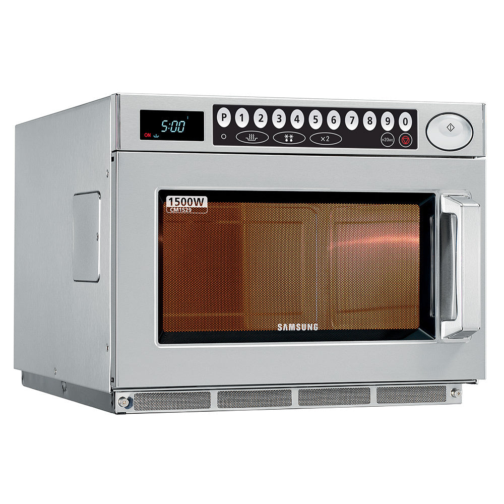 Prof. micro-ondes GN 2/3, acier inoxydable, mécanique, 1500 W. (26 Lt)