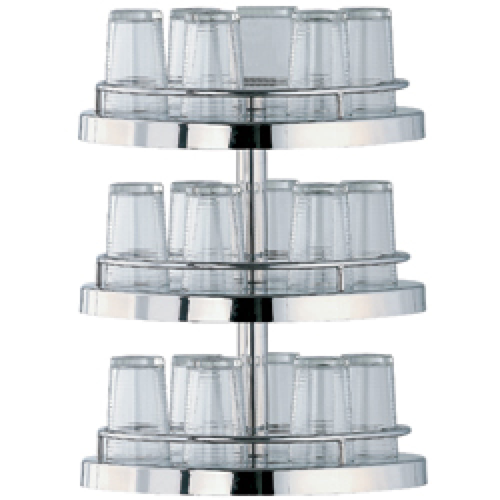 Structure à 3 niveaux pour verres et cruches, 400 mm
