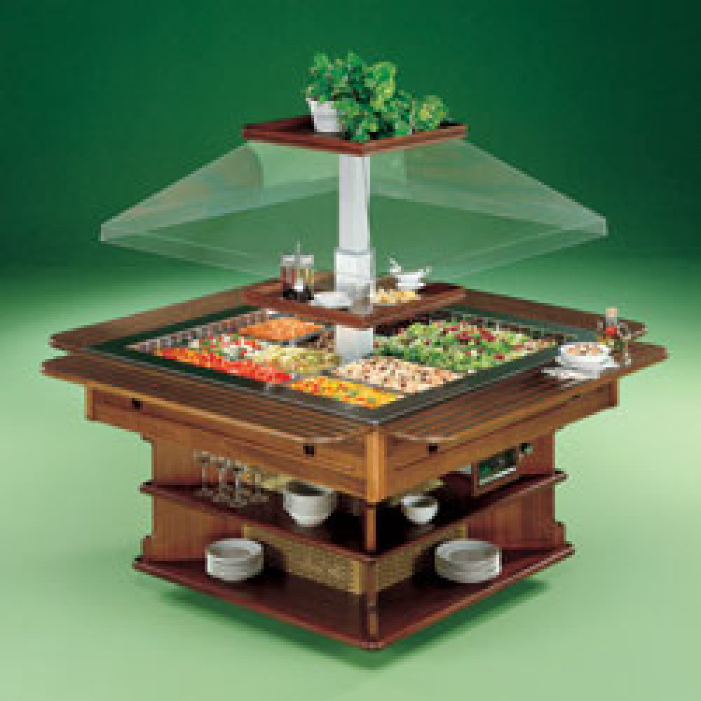 Île Bain-Marie capacité 8 GN 1/1