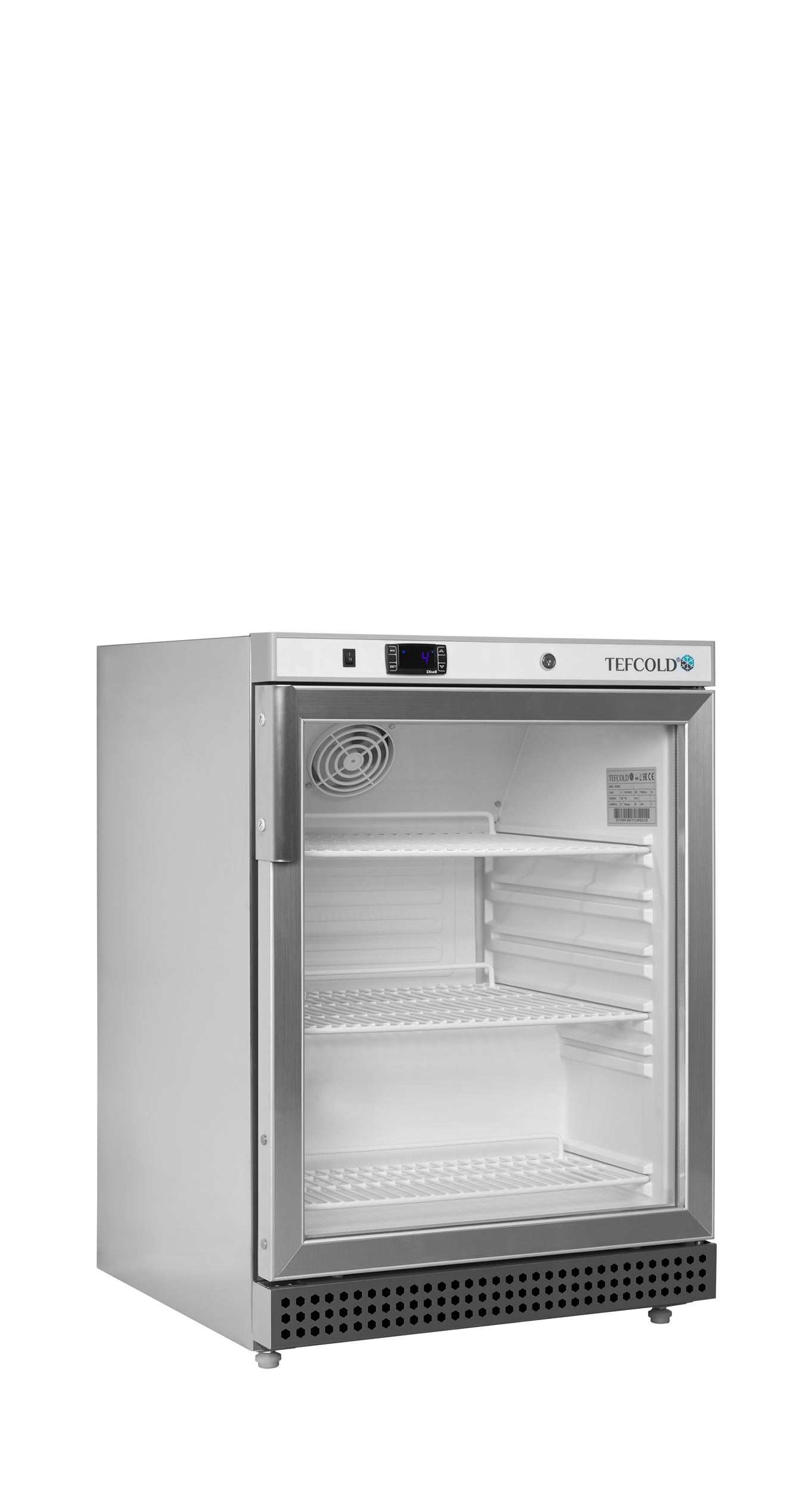 Armoire réfrigérée positive 200L vitrée froid statique | Tefcold UR200SG