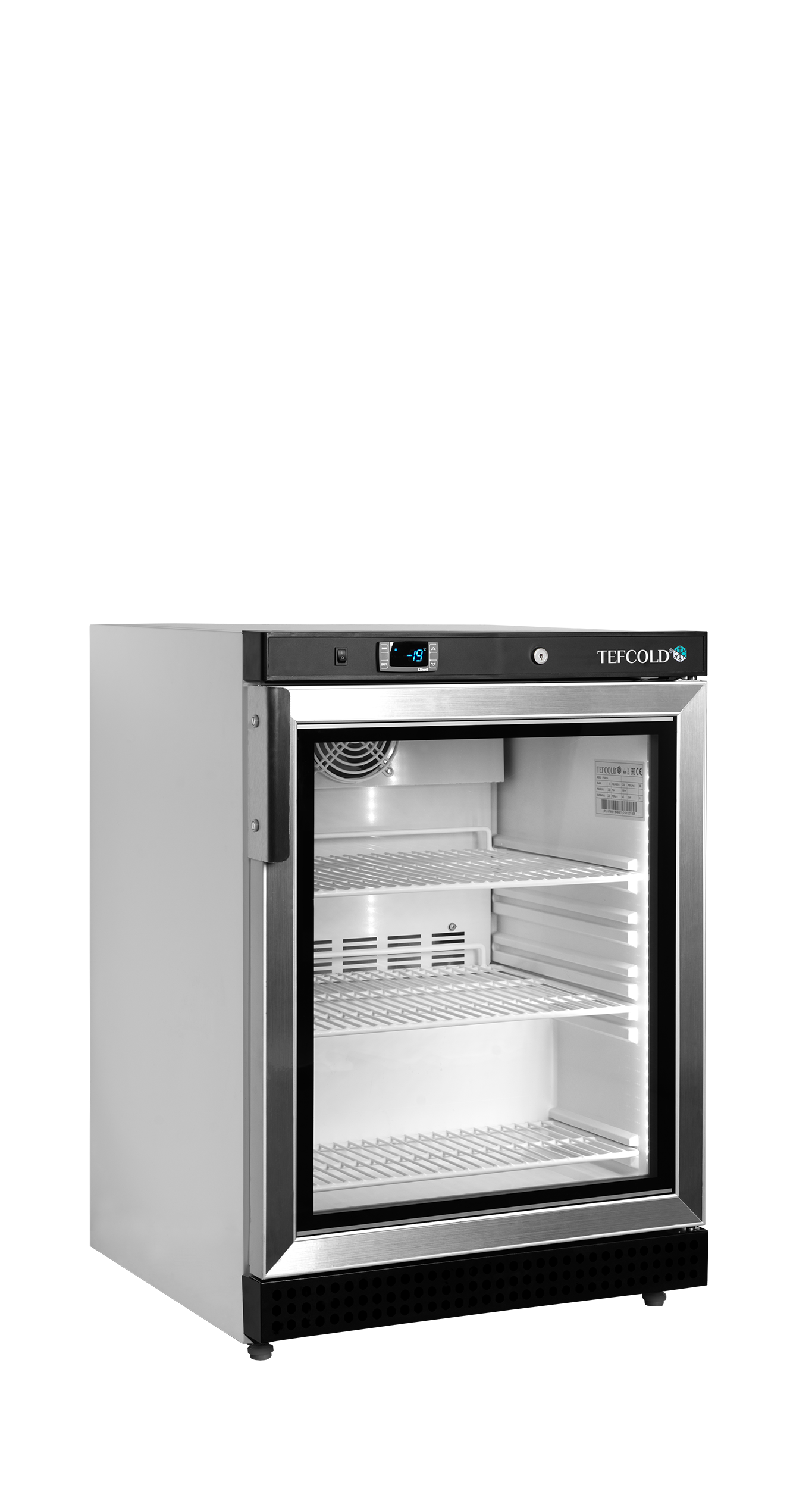 Congélateur coffre 200L vitré ventilé | Tefcold UF200VG
