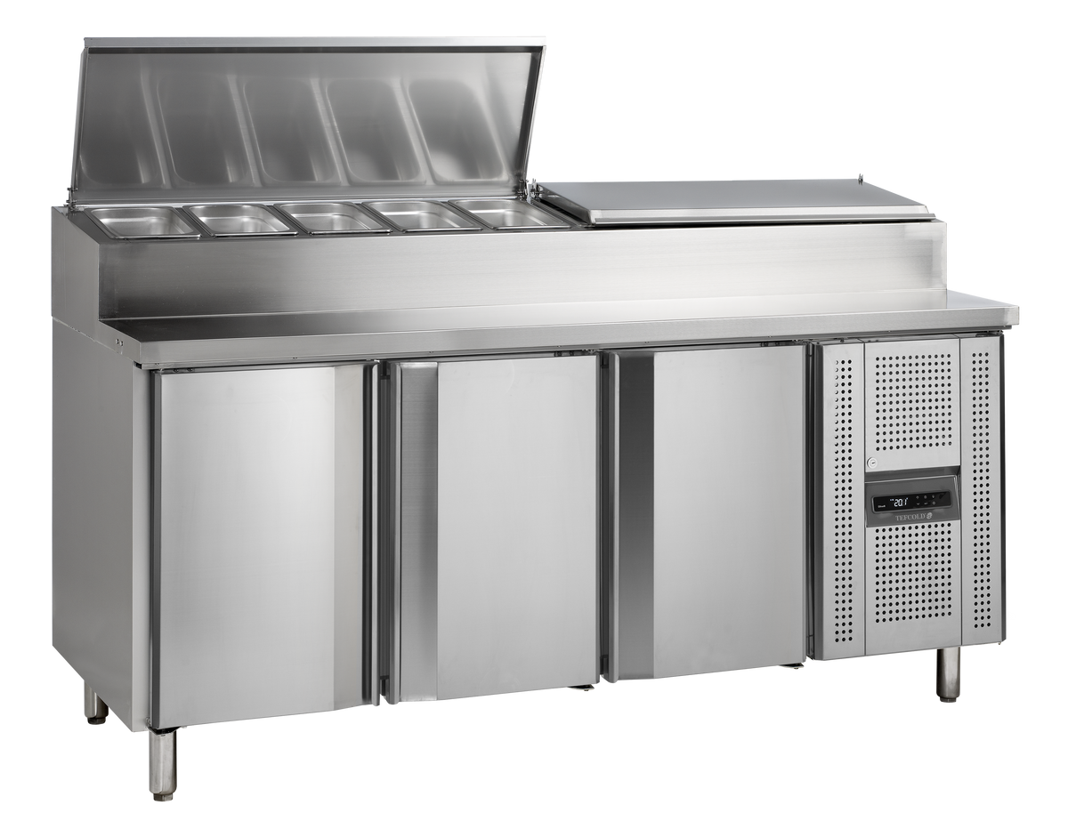 Comptoir réfrigéré 300cm 2 portes | Tefcold SS7300