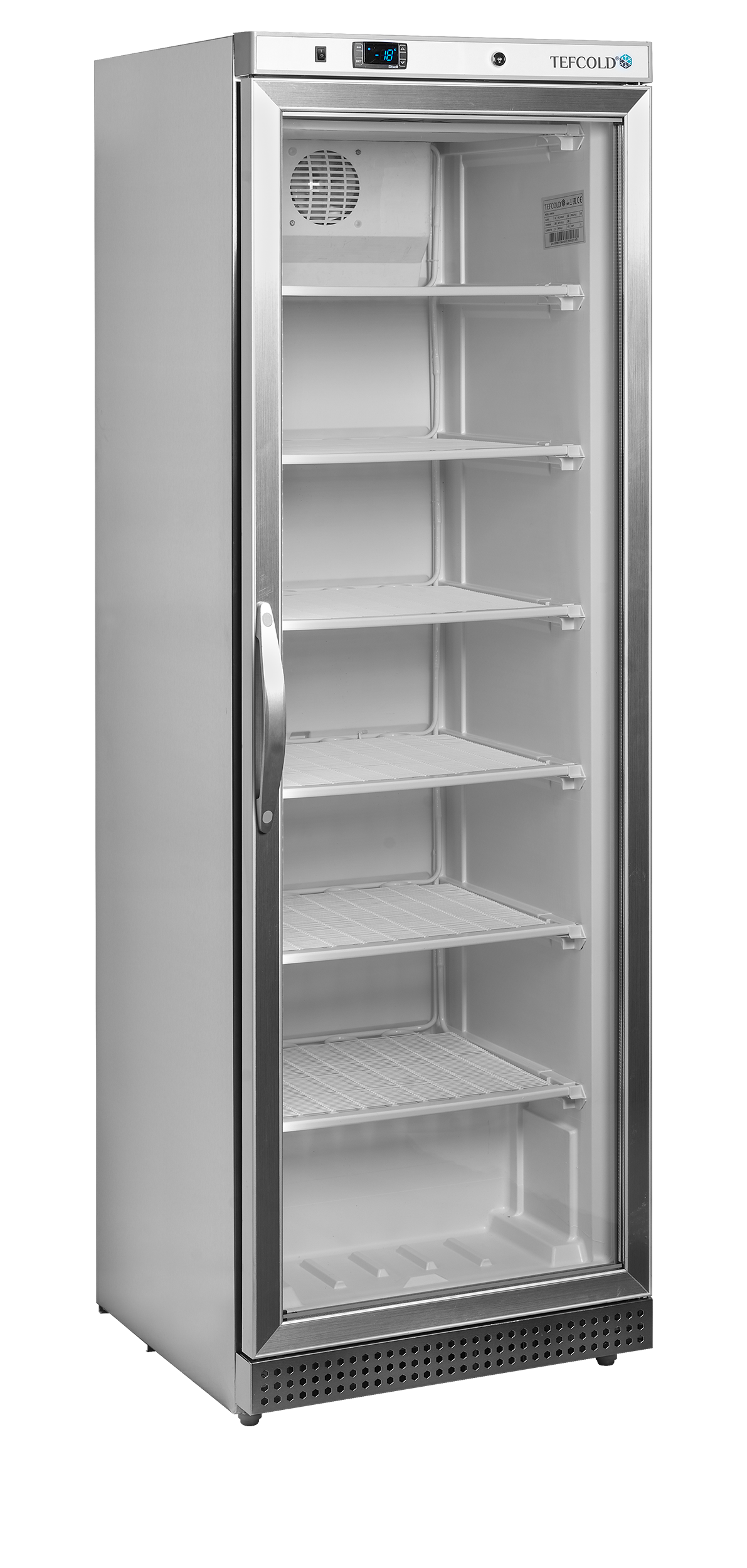 Congélateur coffre 400L vitré froid statique | Tefcold UF400SG
