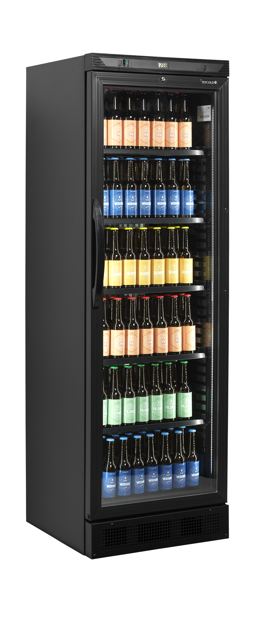Cave à vin 425 bouteilles coloris noir | Tefcold CEV425 BLACK