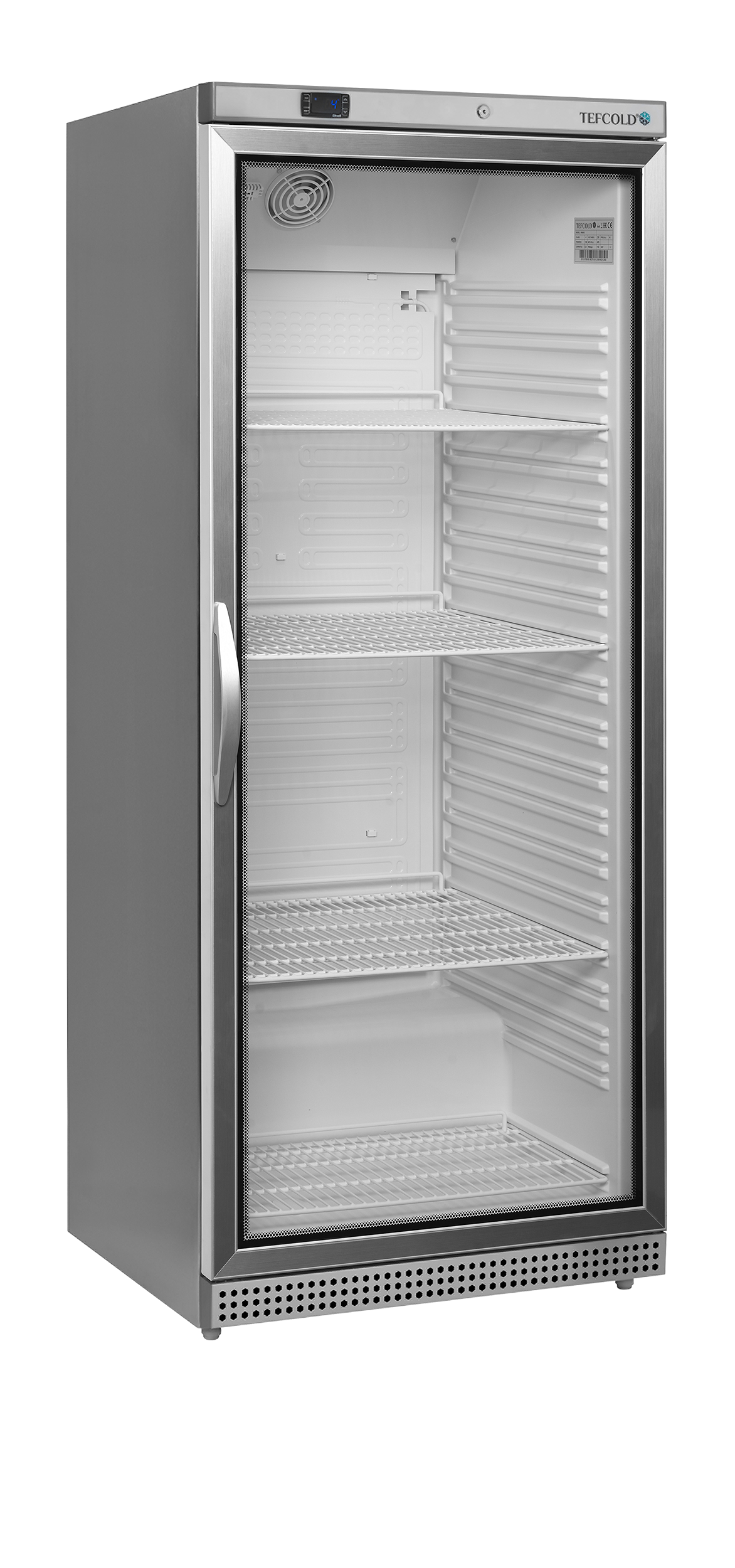 Armoire réfrigérée positive 600L vitrée froid statique | Tefcold UR600SG