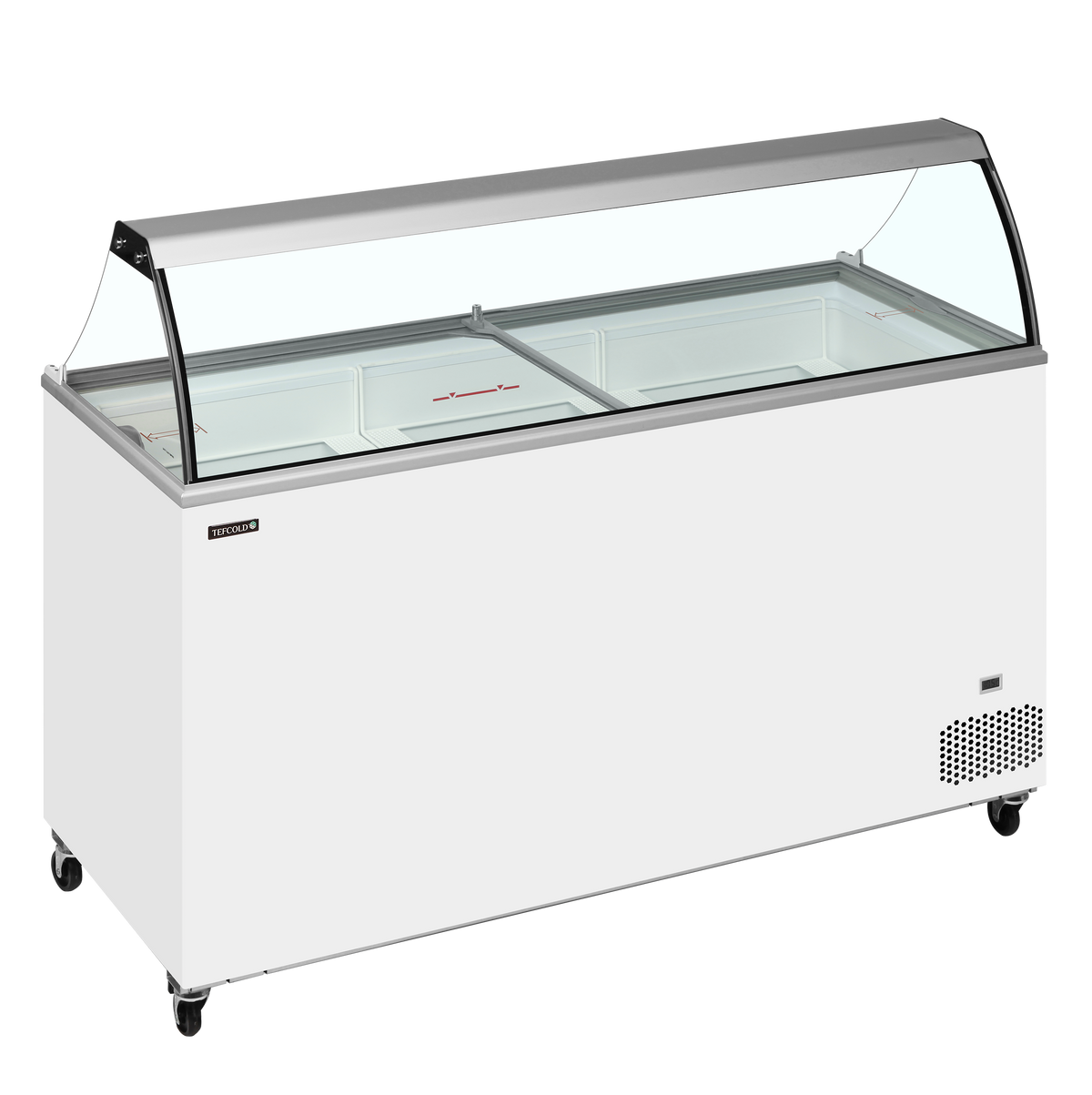 Saladette réfrigérée 5 sections avec bac | Tefcold IC501SC bac