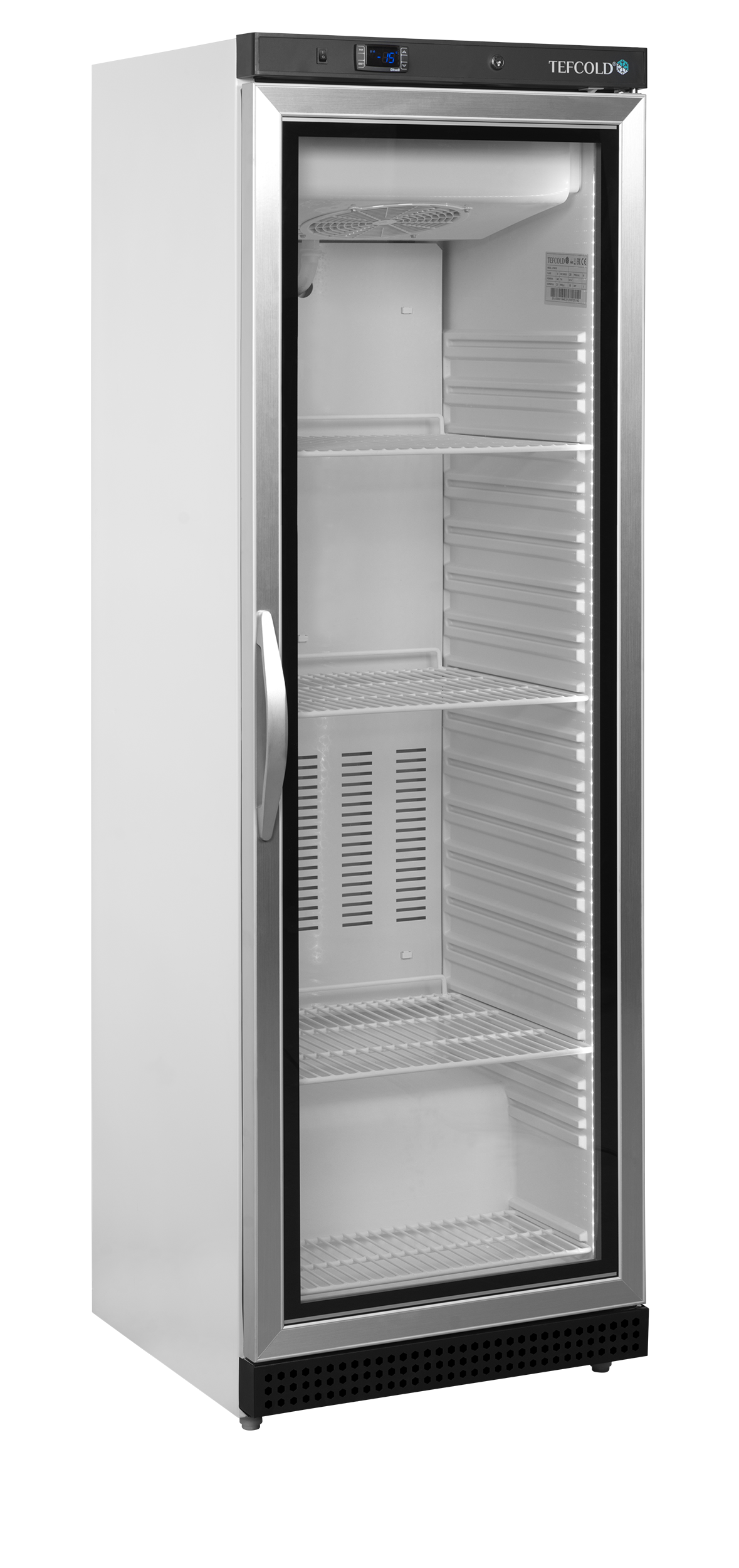 Congélateur coffre 400L vitré ventilé | Tefcold UF400VG
