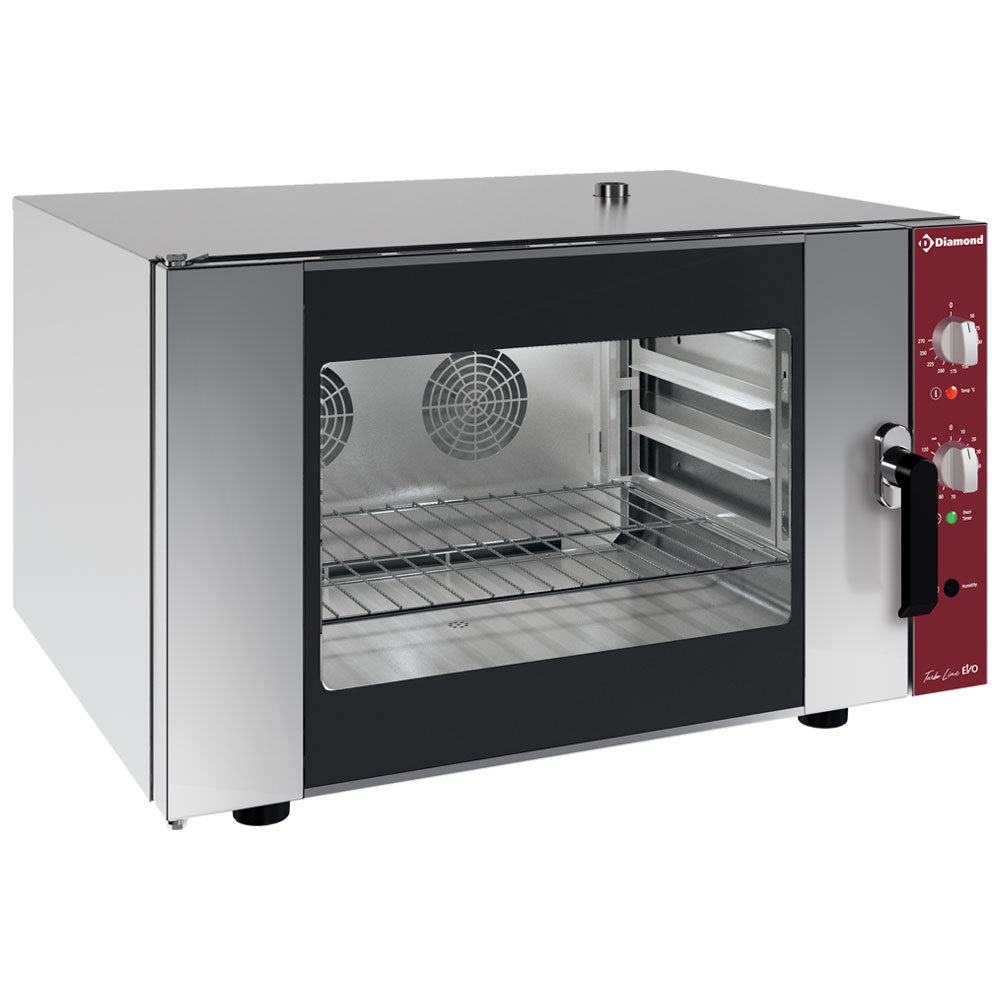 Four électrique à convection, 4x GN 1/1 + humidificateur manuel (230/1N)