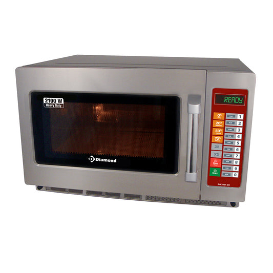 Micro-ondes en acier inoxydable, (GN 2/3), 1800 W. (34 Lt), mécanique