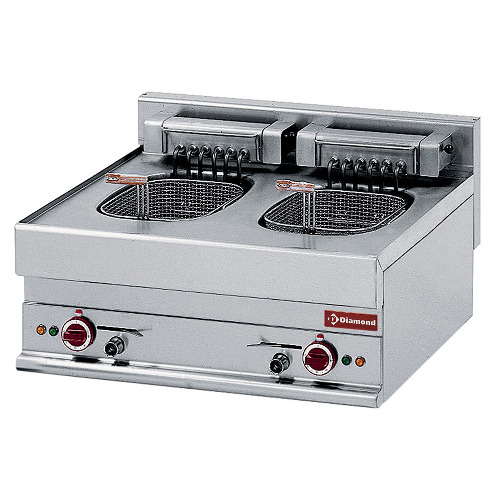 Friteuse électrique 2 bassins 10 litres -Top-