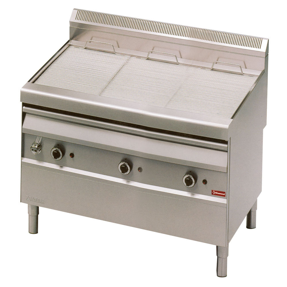 Grill à vapeur à gaz avec grill en forme de « O » -Top-
